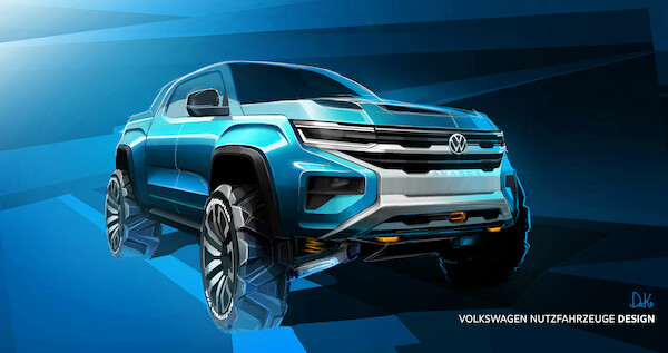 Nowy Amarok: inspirujący design nowego pick-upa marki Volkswagen Samochody Dostawcze